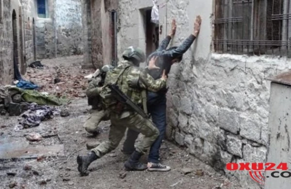 Terrorçular mağaradan belə çıxarıldı - VİDEO