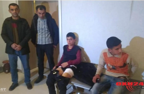 Lənkəranda ŞOK OLAY: canavar yeniyetmələrə hücum etdi - FOTO