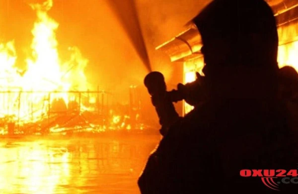 Cəlilabadda 3 otaqlı ev KÜLƏ DÖNDÜ