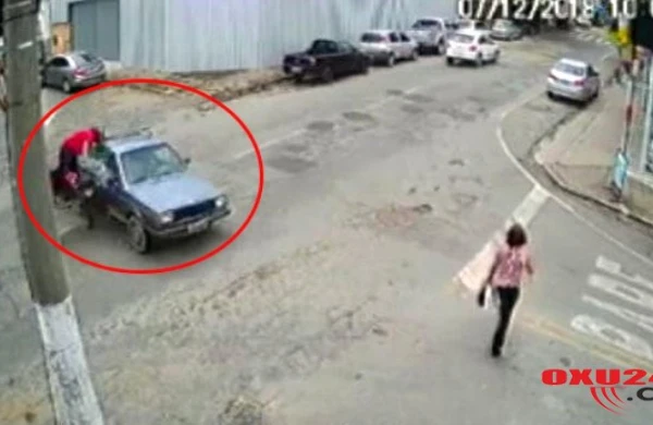 Dəhşətli qəzadan qeydə alınan video görənləri şok edir: Həmin video!