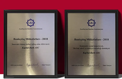 Kapital Bank 4 nominasiyada qalib oldu