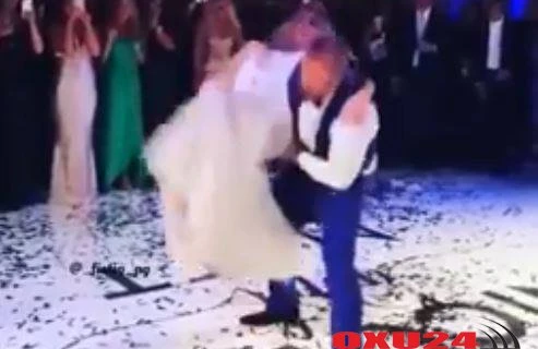 Bəy gəlini belinə aldı, donu başına keçdi - Gülməli anlar