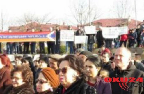 Qarabağ separatçıları Yerevana yürüş etdi