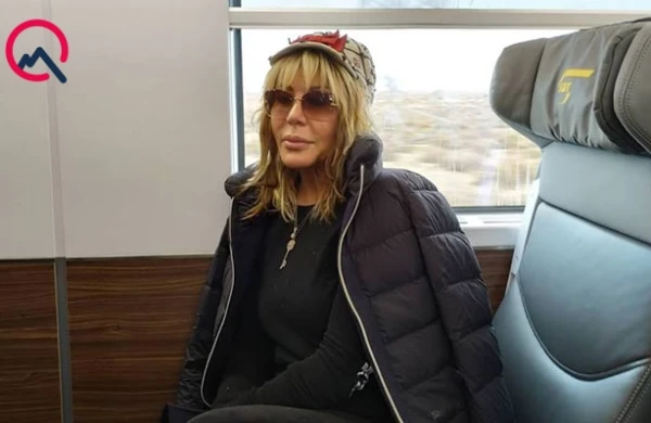 Bakı-Gəncə sürət qatarı ilk reysə çıxdı - Məşhurlar da qatardadır (FOTOLAR)