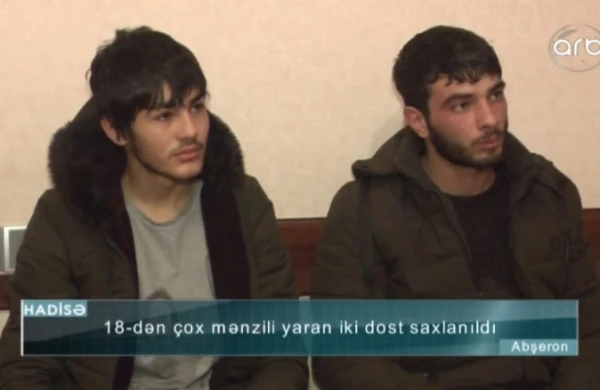 18-dən çox evdən oğurluq edən iki dost saxlanıldı - VİDEO