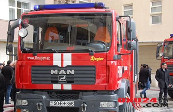 Bakıda oteldə yanğın: insanlar təxliyə edilib 13/01/2019