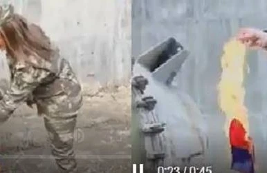 Ermənistan  Azərbaycanlı  qızın  bu  videosundan  danışır