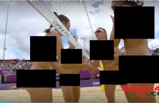 Hələ beləsi olmamışdı: Televiziya idmançıların bu hissələrini bağlayıb,efirə verdi