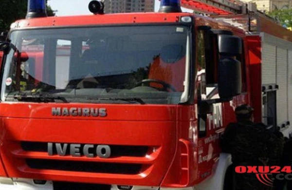 Bakıda YANĞIN - İkimərtəbəli ev...