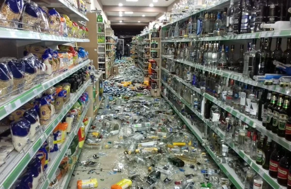 Zəlzələdən sonra Şamaxıda şok görüntülər