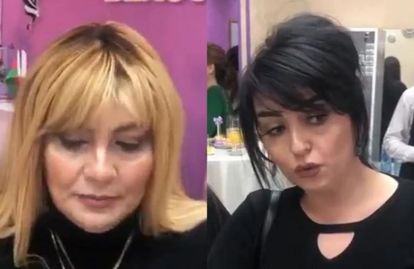 Nüşabə ilə Afət dalaşdı:"İstəyir dombalaq aşsın"