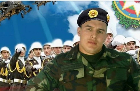 Ermənistan səfirliyinə Mübarizin posteri asıldı - Video