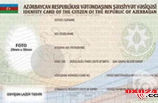 Azərbaycan vətəndaşları Türkiyədə şəxsiyyət vəsiqəsi ala biləcək