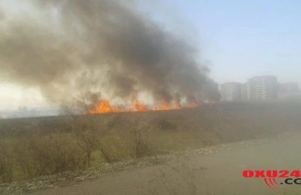 Mingəçevirdə GÜCLÜ YANĞIN