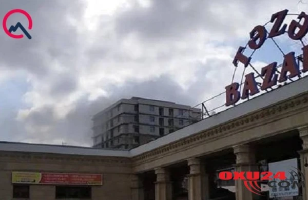 Bakıda binada yanğın – Fotolar