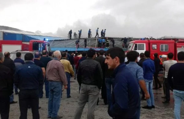 “Sədərək”də yanğın başladı - FOTO