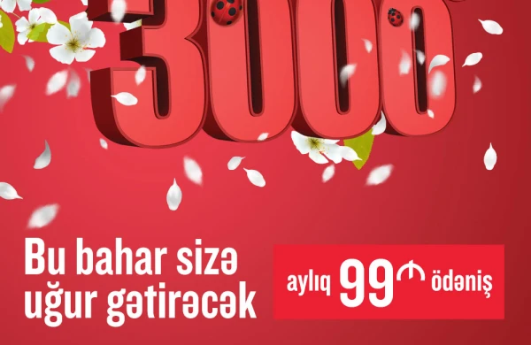 3000 manat alın, ayda 99 manat ödəyin! - Kapital Bankdan şad xəbər