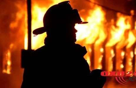 Bakıda mağaza yandı