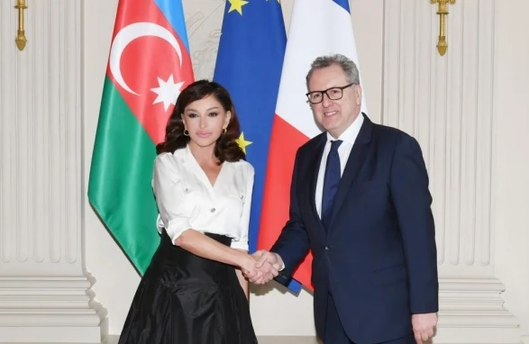 Мехрибан Алиева встретилась с председателем Национальной ассамблеи Франции