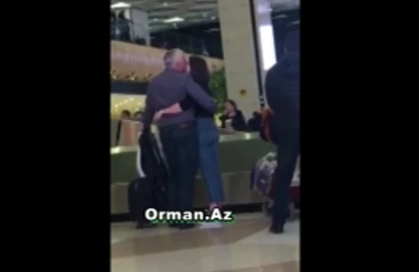 Bakı aeraportunda biabırçılıq: Yaşlı kişi ilə cavan qızın əxlaqsız videosu yayıldı