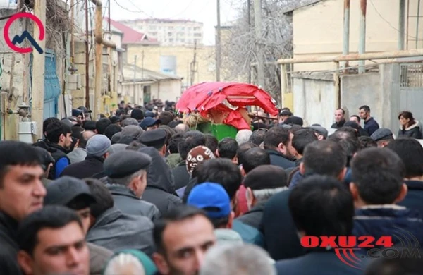 Aydın Xırdalanlı torpağa tapşırıldı - Yenilənib + Fotolar