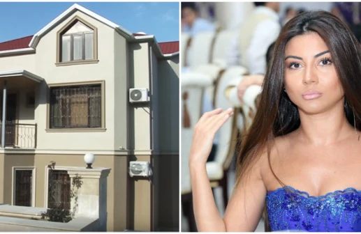 Aysel Əlizadənin 3 mərtəbəli villasının görüntüsü yayıldı