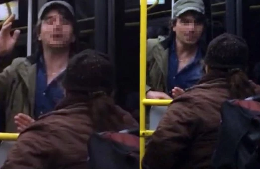 Avtobusda  gənc  oğlanla qadının  biabırçı  videosu YAYILDI