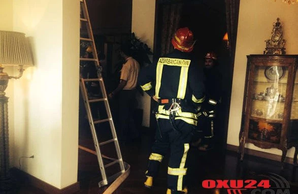 Bakıda yaşayış binasında yanğın: ölən var