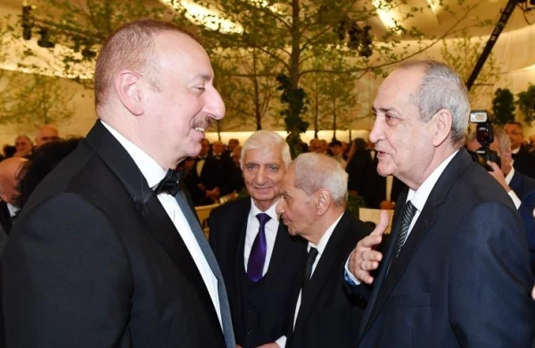 Prezident və xanımı Rasim Balayev ilə görüşdü