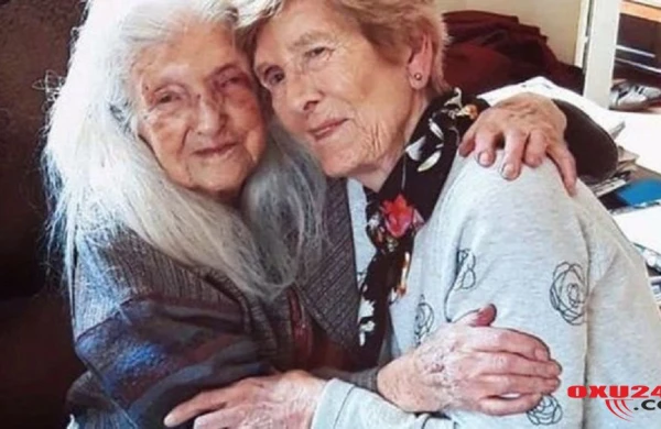 İnanılmaz görüş: 81 bir yaşlı qadın 104 yaşlı anasını tapdı – Foto