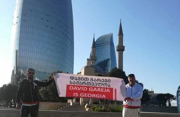Gürcülər Bakının ortasında təxribat törətdi - FOTO