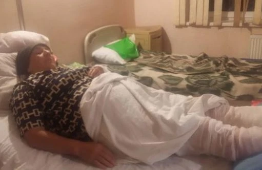 Azərbaycanda dəhşət - Yaşlı qadın şəxsi ədavət zəmnində - YANDIRILDI - FOTOLAR