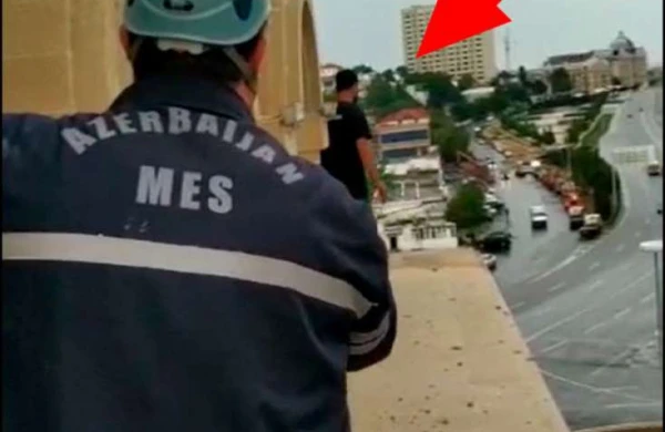 Bakıda intihar etmək istəyən gənc belə xilas edildi