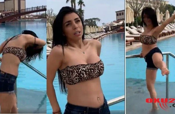 Azərbaycanlı rəqqasənin məşhur oteldə erotik  görüntüsü yayıldı