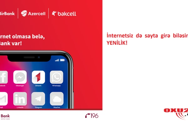 Meqabaytsız da internetə girmək olacaq - KAPİTAL BANKDAN YENİLİK!