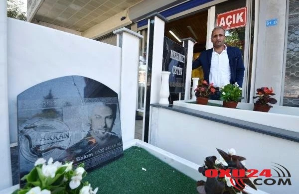 Tarkanın məzar daşı üzə çıxdı - Foto