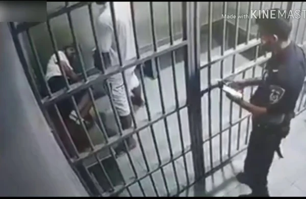 Həbsxanadan şok görüntü: Məhbus digər məhbusla intim əlaqədə olarkən yaxalandı