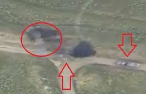 Erməni komandirin maşını belə məhv edildi