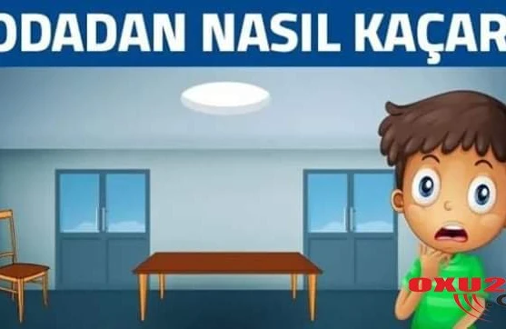 Dünyanı düşündürən test :Otaqdan necə çıxsın +Izah