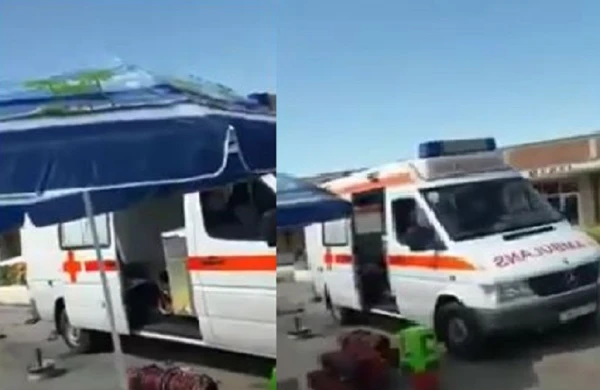 Bərdədə görülməmiş olay: Təcili tibbi yardım maşını moruq satır