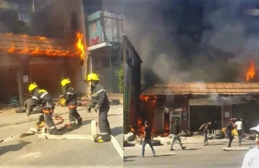 SON DƏQİQƏ - Həzi Aslanovda güclü yanğın