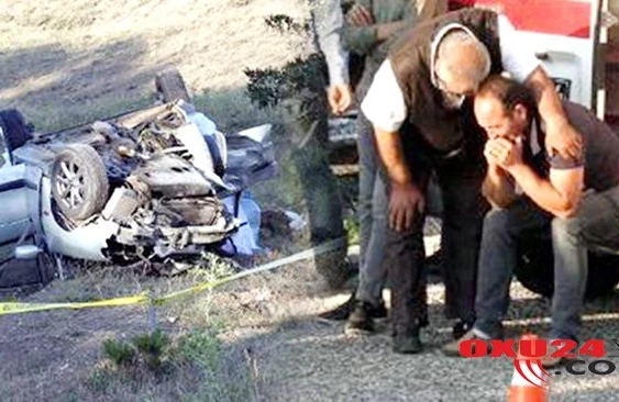 Qəza yerinə köməyə gələn atasının meyiti ilə qarşılaşdı