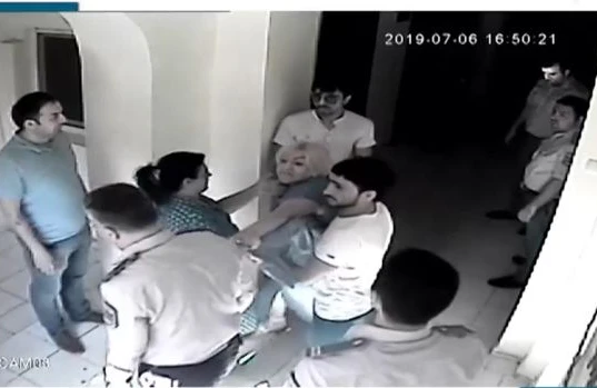 Daxili İşlər Nazirliyi şok görüntü yayıb: Şəhid xanımı ilə bağlı