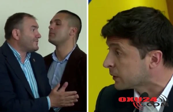 Zelenski məmuru iclasdan qovdu: "Rədd ol, quldur!"