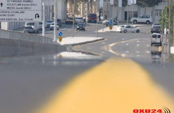 Sürücülərin nəzərinə: Bu zolağa girməyin - 40 manat cərimə..