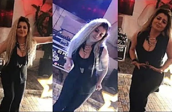 Azərbaycanlı müğənninin barda ehtiraslı görüntüsü yayıldı