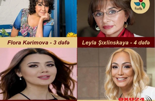 Azərbaycanda ən çox evlənən qadın sənətçilər - ADLAR