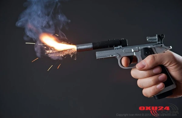 Azərbaycanda polis həmkarını güllələdi