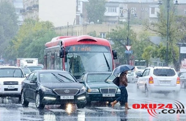 Yağış yağacaq, külək əsəcək