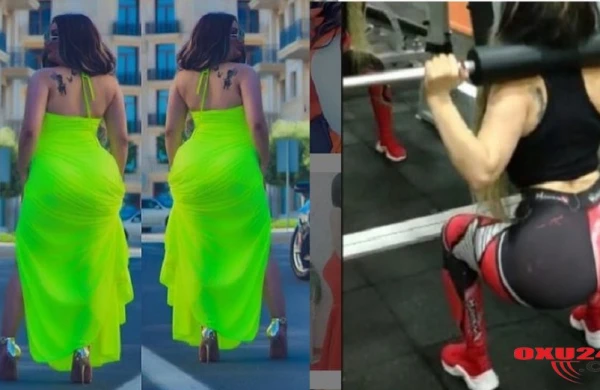 Azərbaycanlı müğənni idman zalından erotik video paylaşdı